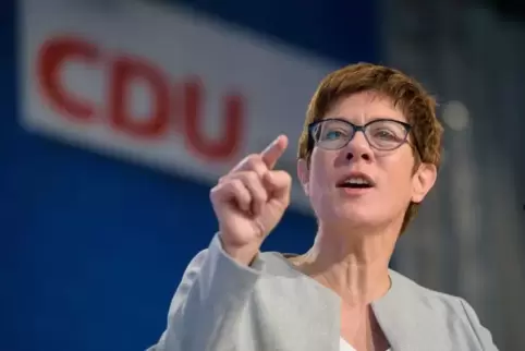 Annegret Kramp-Karrenbauer zu Gast in Neustadt-Gimmeldingen. Archivfoto: Dpa