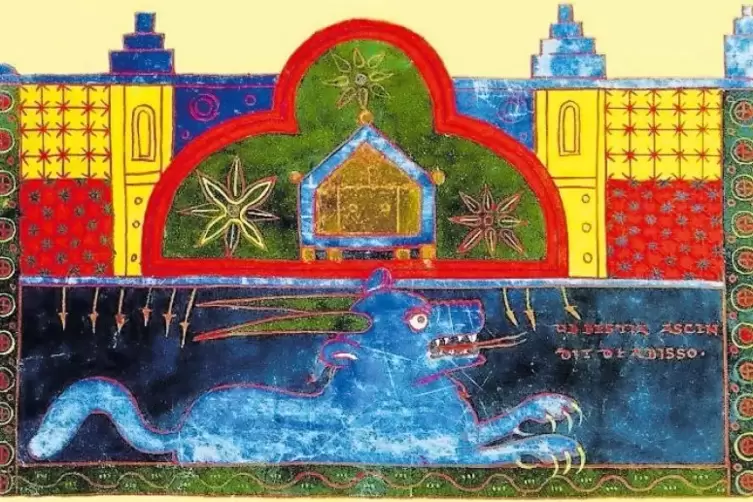 Christliches unter maurischem Einfluss: mittelalterliche Buchmalerei aus einer spanischen „Offenbarung“.