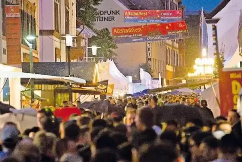Das Altstadtfest bedeutet jedes Jahr einen Massenansturm.
