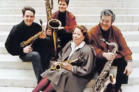 Eine Klasse für sich: das Raschèr-Saxophon-Quartett.
