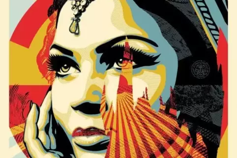 Siebdruck von Street-Art-Veteran Shepard Fairey.