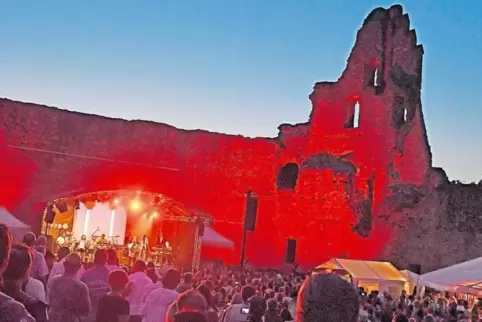 Die Band „Phil“ ist mittlerweile Stammgast beim Neuleiniger Burgsommer.