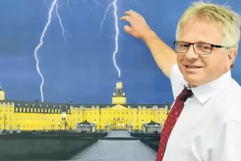 Stephan Thern ist Leiter des Blids, das europaweit 160 Messantennen betreibt.