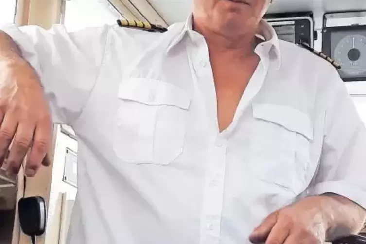 Kapit&auml;n Robert Schneider hat sein Patent seit 1983.