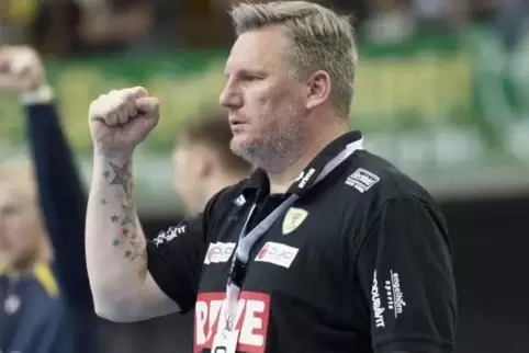 Zurückhaltend: Trainer Nikolaj Jacobsen.  Foto: KUNZ