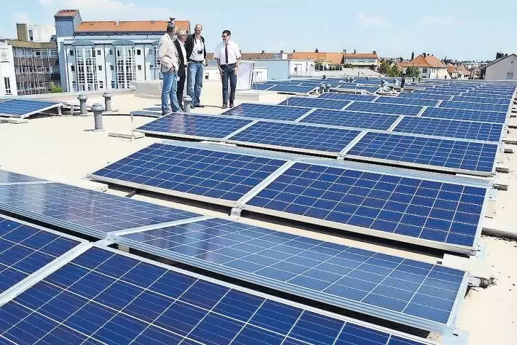 Die Solaranlage auf dem Patio-Gebäude lieferte im ersten Betriebsjahr 18.000 Kilowattstunden Strom.