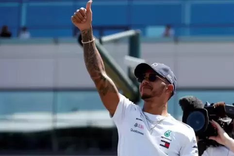 Hat bei Mercedes verlängert: Lewis Hamilton. Foto: reuters