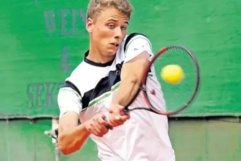 Nicolas Mayr studiert in Texas und stieg mit dem TC Mutterstadt in die Oberliga auf.