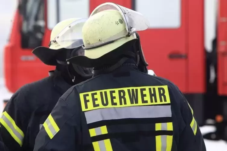 Drei Feuerwehren waren in Ginsweiler im Ensatz. Foto: DPA 