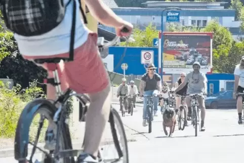 Wie 2016 (unser Foto) dürfen am Samstag, 5. August, wieder die Fahrradfahrer auf die B270.