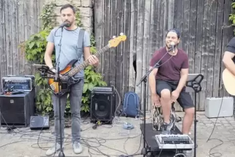 Als „More Than Talking“ in der Alten Posthalterei (von links): Pascal Elarbi, Daniel Zäpfel, Michael Jochum und Sascha Mangold.