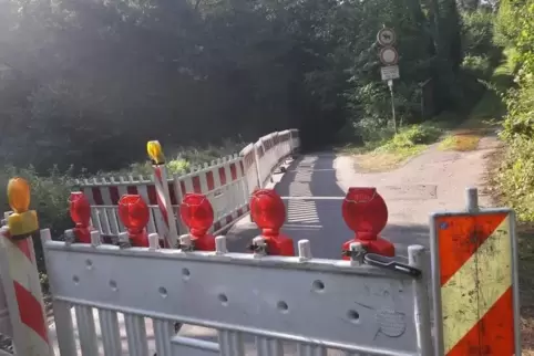 Die Arbeiten am Radweg zum Clausensee dauern noch bis zu vier Wochen. Solange ist der Weg gesperrt. Foto: Rackow 