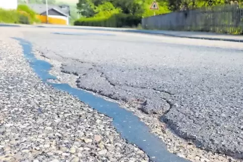 Die Hofstattstraße – hier im Juli 2017 – wird derzeit ausgebaut.