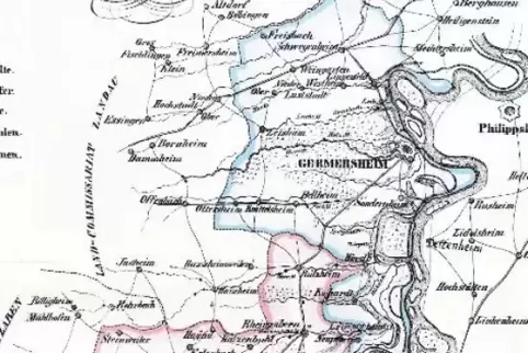 Seit 200 Jahren fast unverändert: Landkreis Germersheim.
