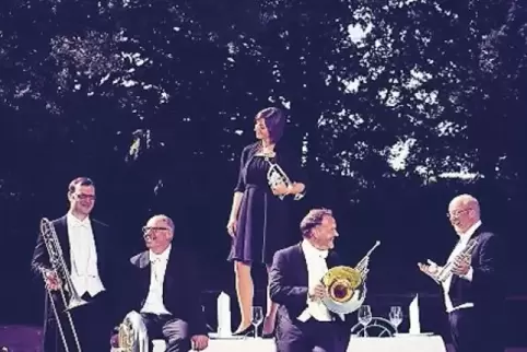 Regelmäßig in Bad Bergzabern: „Harmonic Brass“.