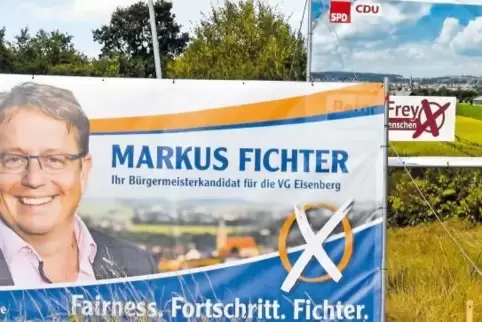 Es bleibt beim Duell: Markus Fichter (FWG) fordert Amtsinhaber Bernd Frey (SPD) heraus.