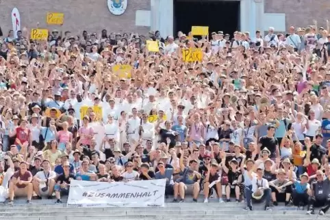 Haben heute ihren letzten Tag in Rom: 1000 Ministranten aus dem Bistum Speyer.