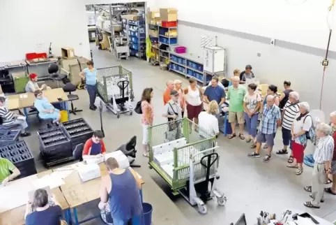 RHEINPFALZ-Sommeraktion: Führung durch die Südpfalz-Werkstatt in Wörth.