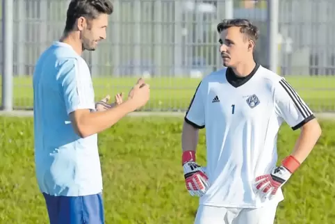 Die neue Nummer eins des FKP und sein Trainer: Benjamin Reitz (rechts) und Thorsten Hodel.