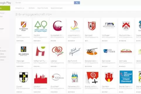 Der BVB-Verlag hat bereits Apps für Dörfer und Städte aus ganz Deutschland erstellt. Für die sind Apps und die gedruckten Brosch