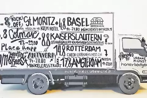 Ein Truck stoppt heute an der Kammgarn.