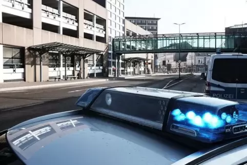 Polizeieinsatz in Neunkirchen. Archivfoto: Moschel 