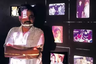 Belebt als erster den neuen Kunstraum: der ägyptische Fotograf Hamdi Reda.