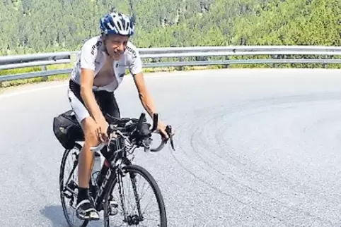 Christoph Fuhrbach in den Alpen.