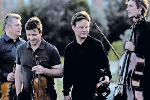 Das Vogler Quartett (von links): Stefan Fehlandt, Frank Reinecke, Tim Vogler und Stephan Forck.