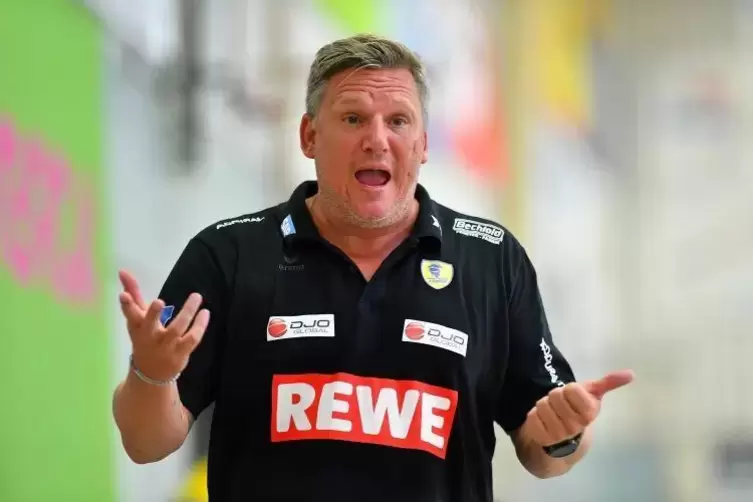 Der THW Kiel ist für ihn der Favorit: Löwen-Trainer Nikolaj Jacobsen. Foto: 