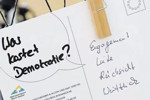 Was ist uns unsere Demokratie wert? Um Fragen wie diese geht es beim Festival Hambach!. Hier eine mögliche Antwort aus einer Vor