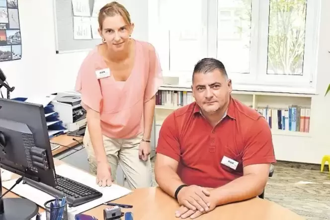 Experten in Sachen Sozialrecht: VdK-Kreisgeschäftsführer Frederic Grange mit Beraterin Tanja Keßler-Rudolphi.