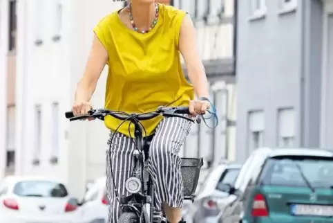 Pfarrerin Elke Maicher möchte ihre neuen Kirchengemeinden mit dem Fahrrad kennenlernen.