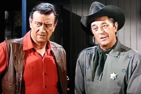 Der Western „El Dorado“ mit John Wayne (links) und Robert Mitchum eröffnet am 30. September die neue Reihe im „Roxy“. Foto: Para