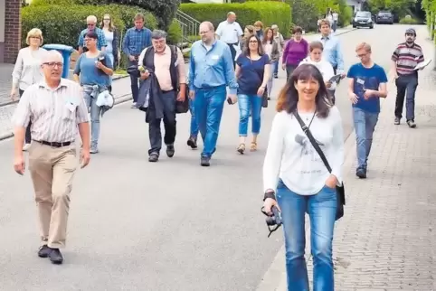 Im Gebietsentscheid Rheinhessen-Pfalz – hier beim Rundgang Mitte Juni – belegte Großsteinhausen den ersten Platz.