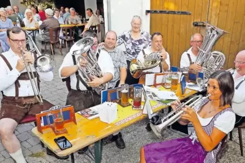 Sind Stammgäste in der Südpfalz: Harmonic Brass.