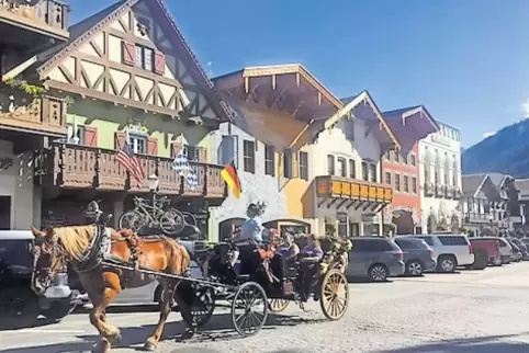 Ein Stück Bayern in den USA: die Hauptstraße von Leavenworth im Bundesstaat Washington.