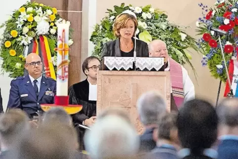 Lehren aus Katastrophen ziehen – das mahnte Ministerpräsidentin Malu Dreyer gestern bei der Gedenkfeier an.