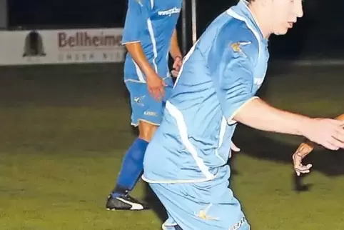 Der Königsbacher Daniel Neu, hier noch im Trikot des VfL Neustadt, ist der derzeit beste Torjäger der A-Klasse Rhein-Mittelhaard