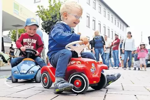 Auch in diesem Jahr gibt es ein Bobbycar-Rennen.