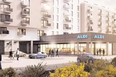 Auch in Berlin will Aldi Wohnungen bauen – hier ein Projekt im Stadtteil Lichtenberg.