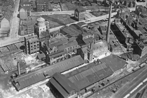 Hier fing alles an: das Ludwigshafener Werk von Grünzweig & Hartmann. Ein Bild aus dem Jahr 1928.