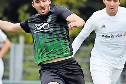 Harthausens Lukas Schwartz im Vorwärtsgang.