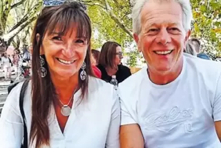 Festivalgäste: Michael und Andrea Laudenklos.