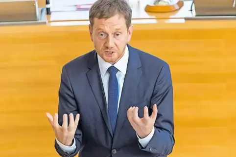 Michael Kretschmer bezeichnete Rechtsextremismus als „größte Gefahr für unsere Demokratie“.