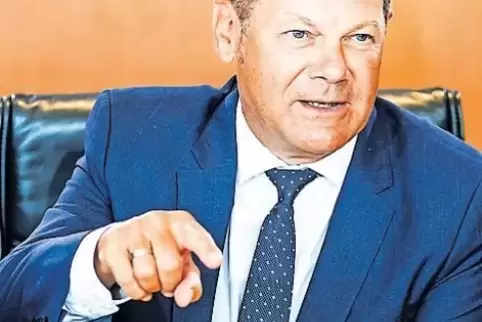 Finanzminister Olaf Scholz soll an der Digitalsteuer festhalten.