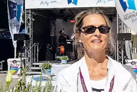 Putzte das Fest heraus: Simone Saenger-Herber.
