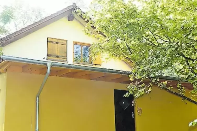 An der Keltenh&uuml;tte entsteht derzeit ein Anbau, in dem sich auch eine behindertengerechte Toilette befinden wird.