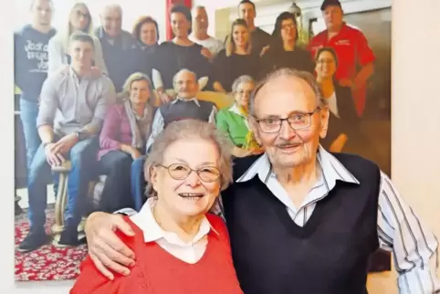 Erika und Werner Lambrix blicken auf 65 Ehejahre zurück.