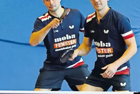 Sebastian Rapp (links) und Andreas Pichler holten für den TTV Neustadt insgesamt fünf Punkte.